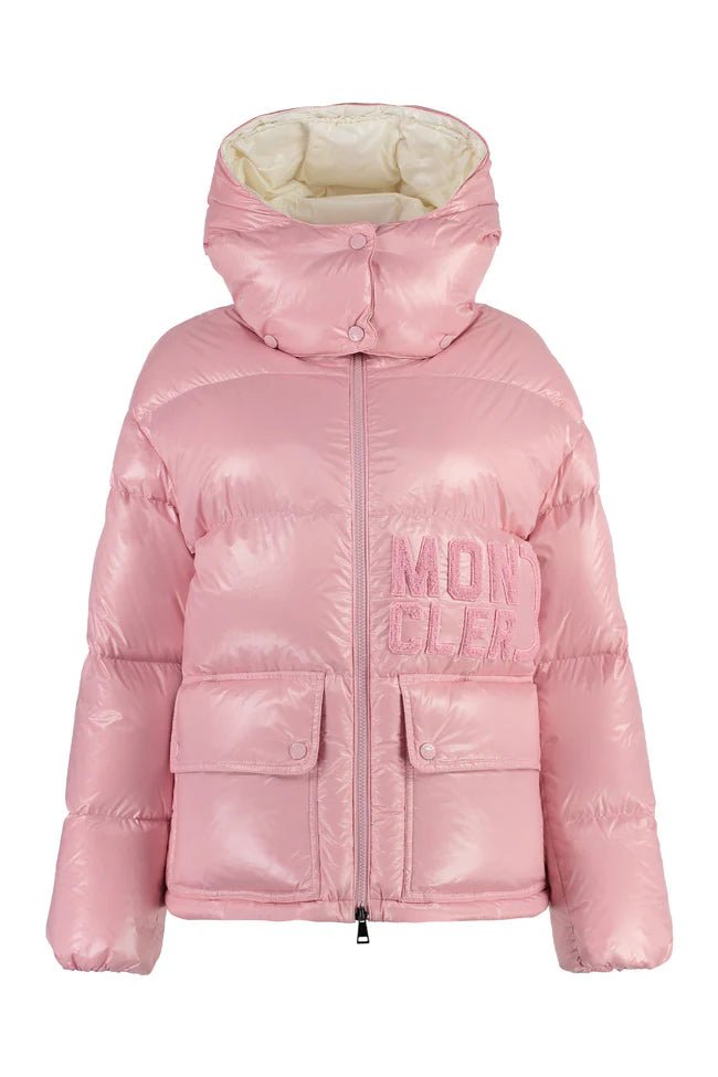 Abbaye hooded nylon down jacket - B30sneakers