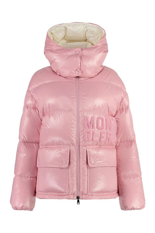 Abbaye hooded nylon down jacket - B30sneakers