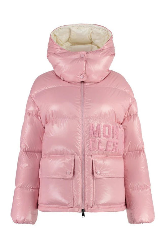 Abbaye hooded nylon down jacket - B30sneakers