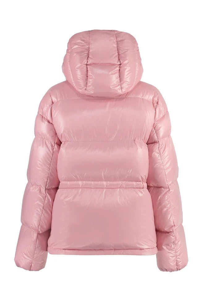 Abbaye hooded nylon down jacket - B30sneakers