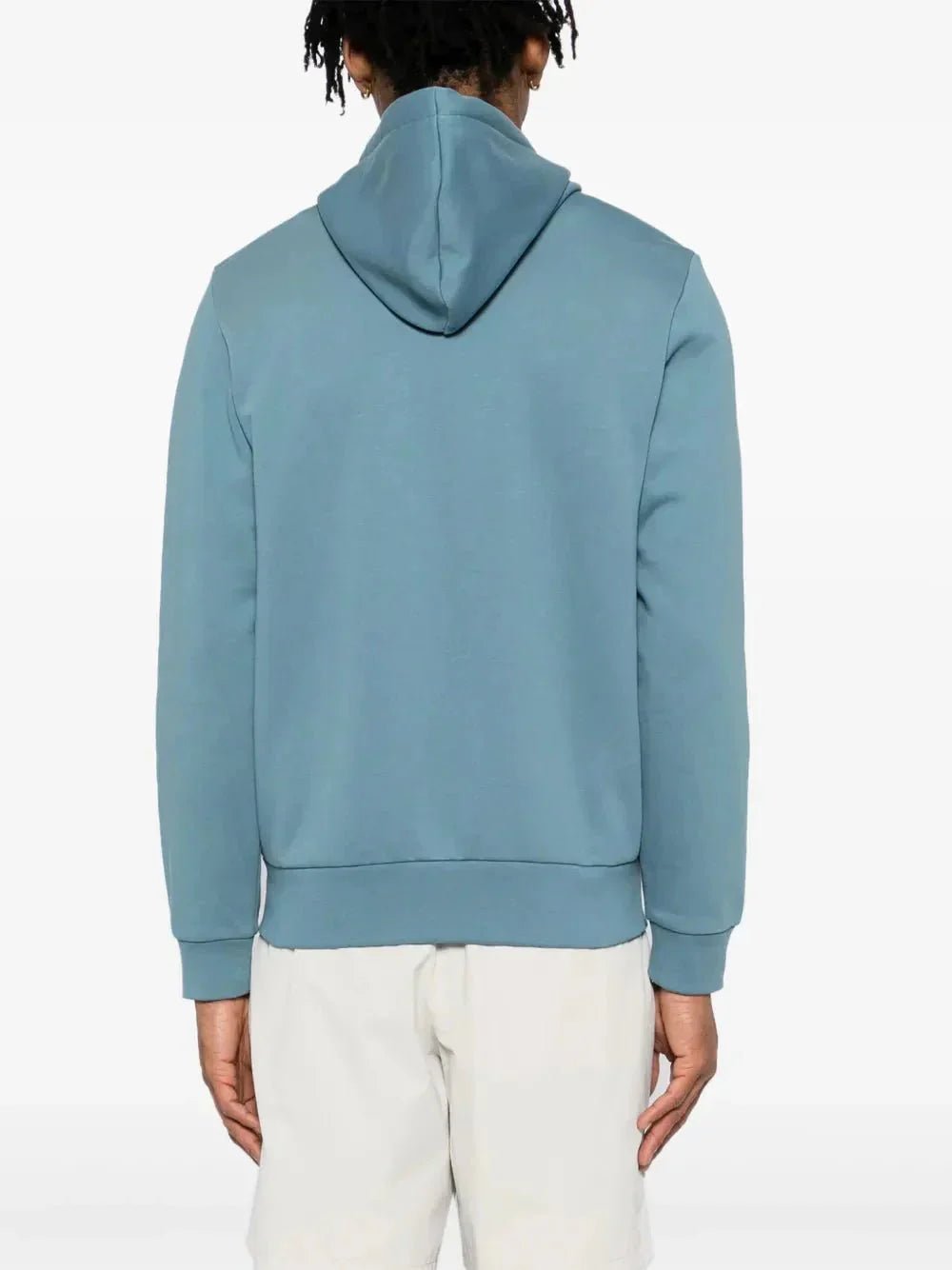 appliqué - logo zip - up hoodie - B30sneakers