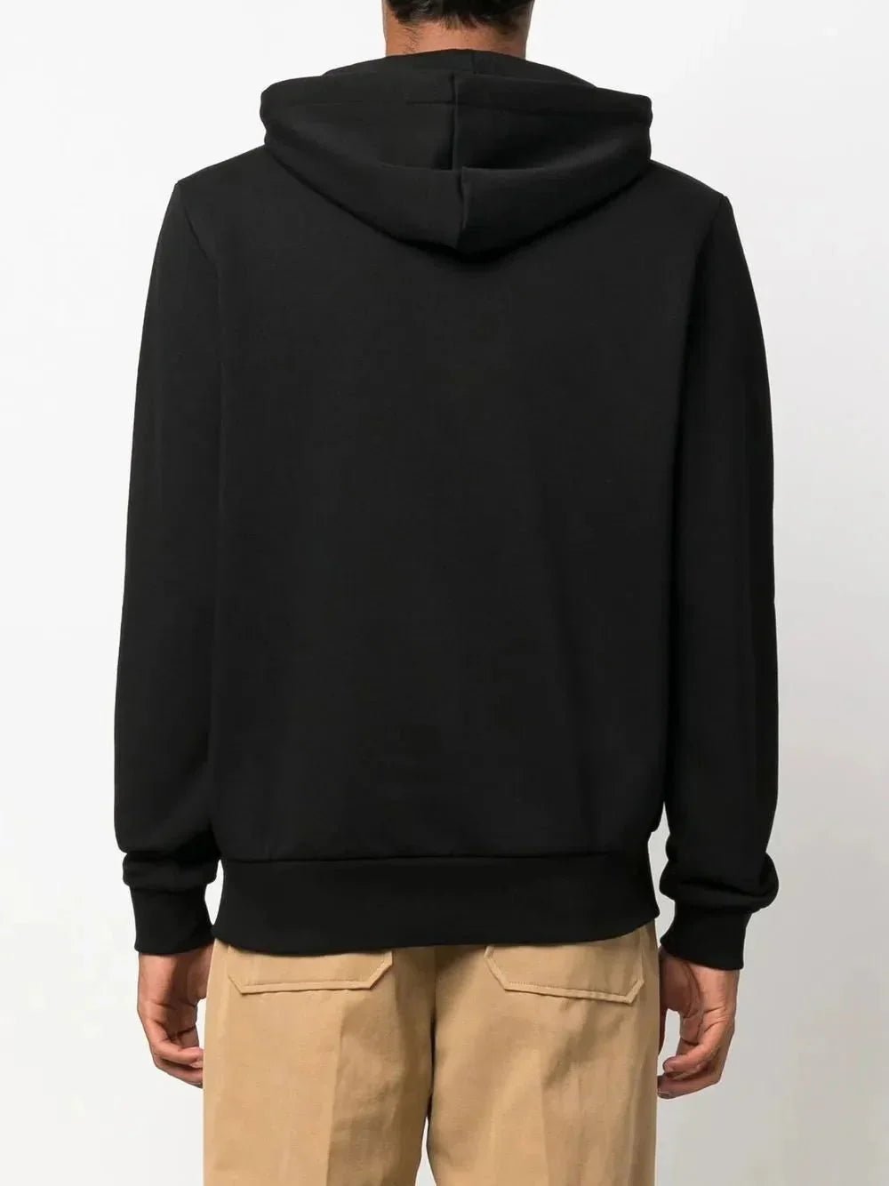 appliqué - logo zip - up hoodie - B30sneakers