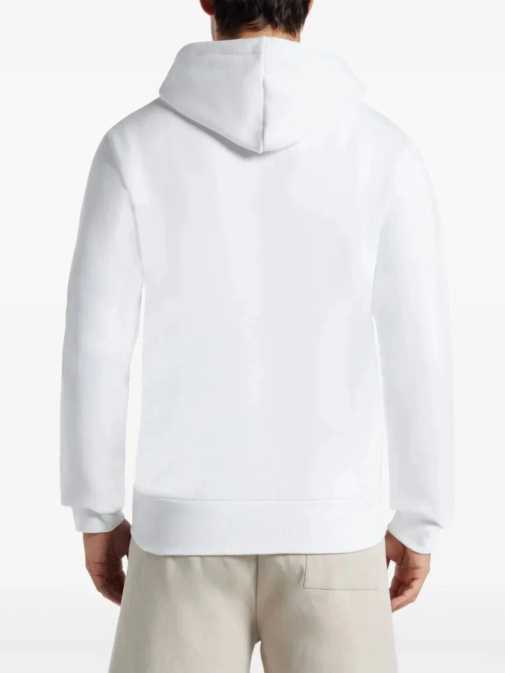 appliqué - logo zip - up hoodie - B30sneakers