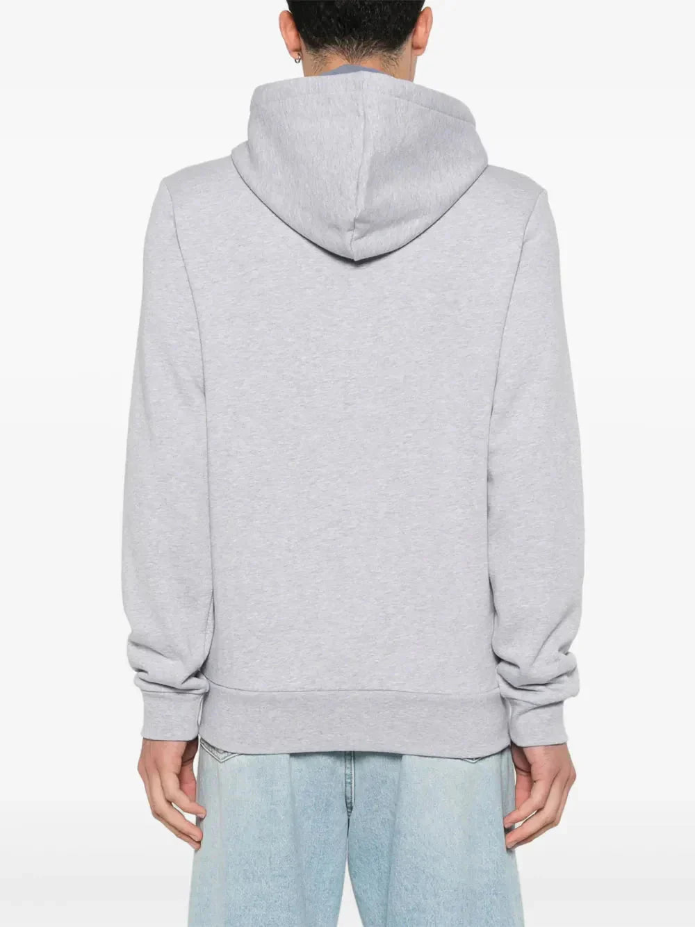 appliqué - logo zip - up hoodie - B30sneakers
