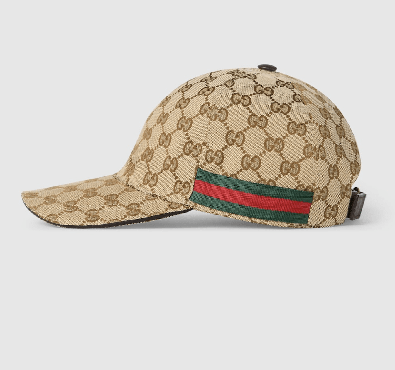 Casquette en toile GG avec détail bande - B30sneakers