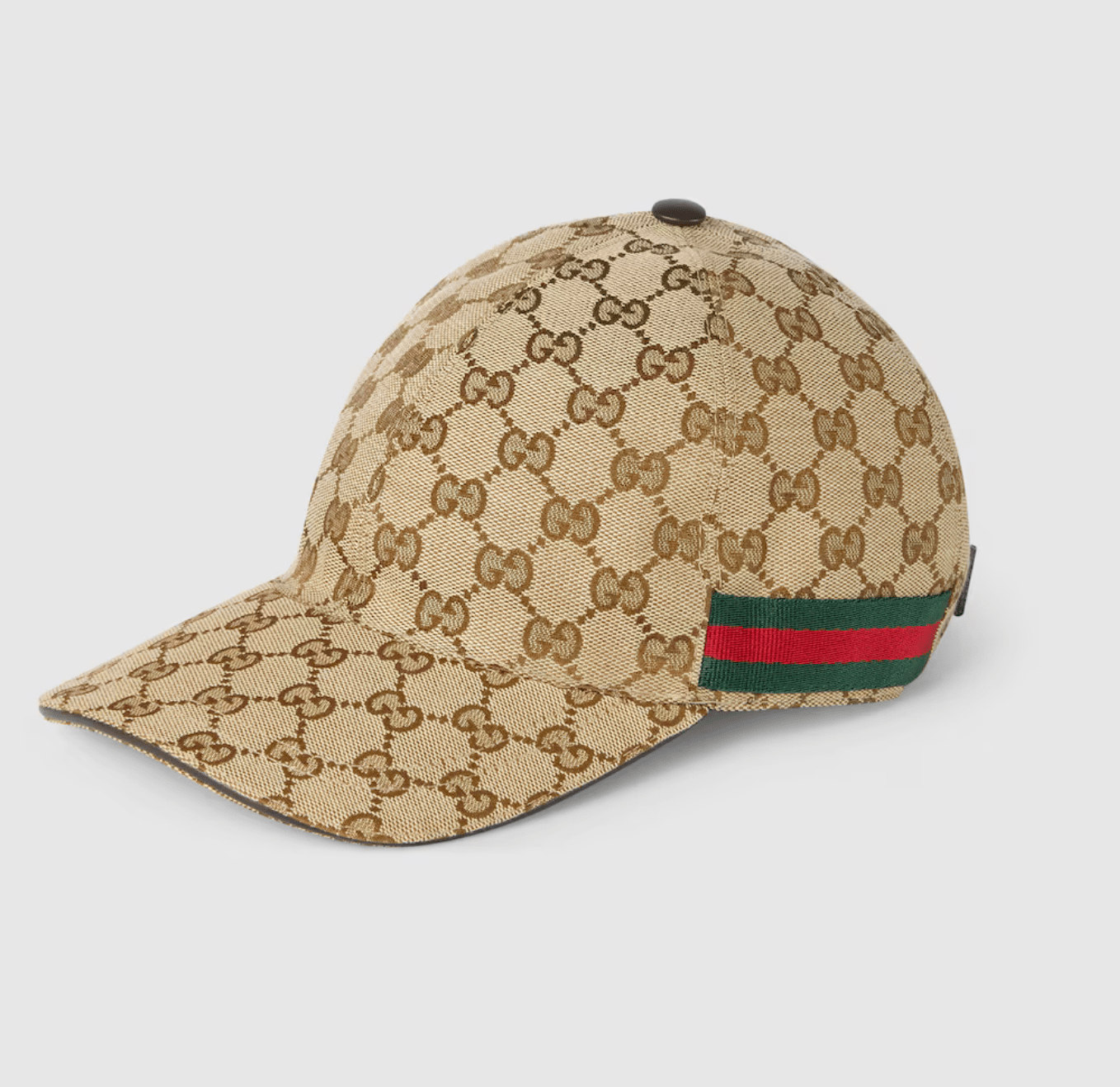 Casquette en toile GG avec détail bande - B30sneakers
