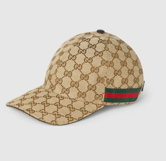Casquette en toile GG avec détail bande - B30sneakers