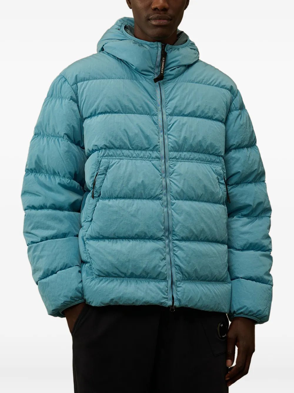 C.P. goggle - hood down jacket - B30sneakers