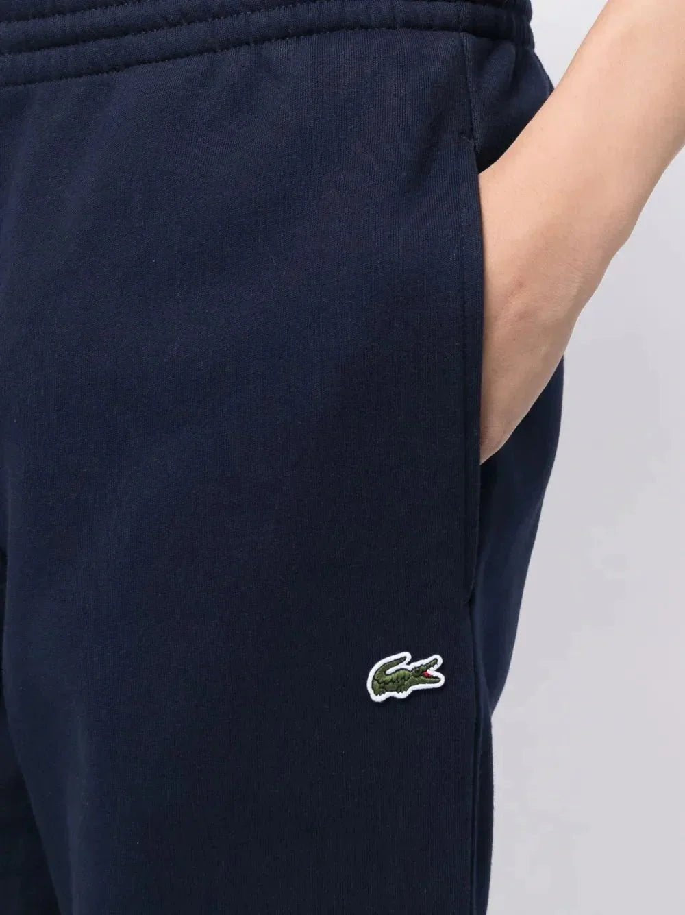 crocodile logo - patch fleece track pants - B30sneakers