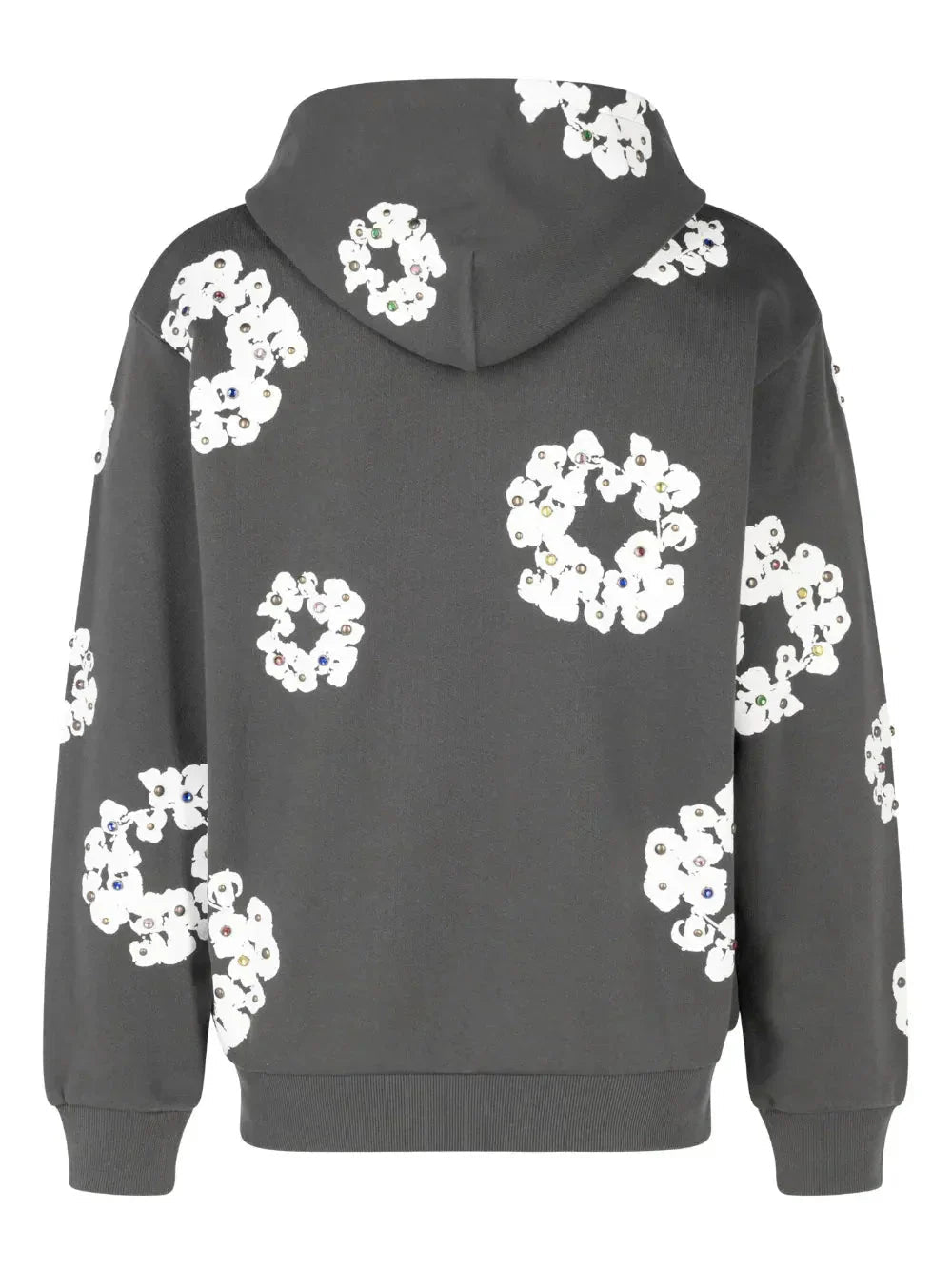 hoodie zippé Rhinestone Wreath - B30sneakers