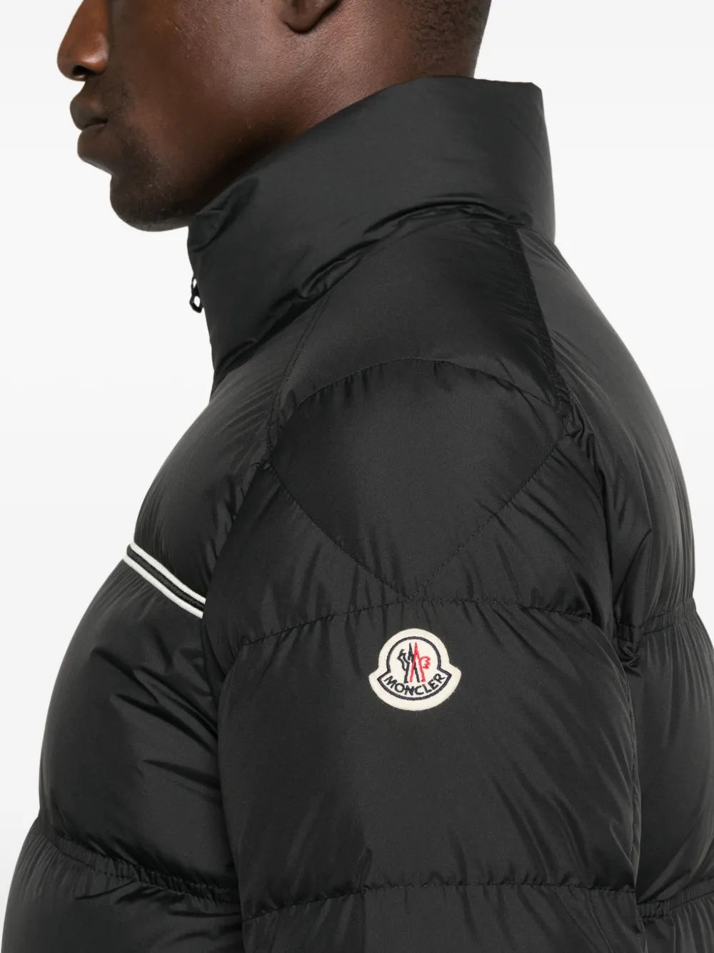 logo - patch padded jacket - B30sneakers