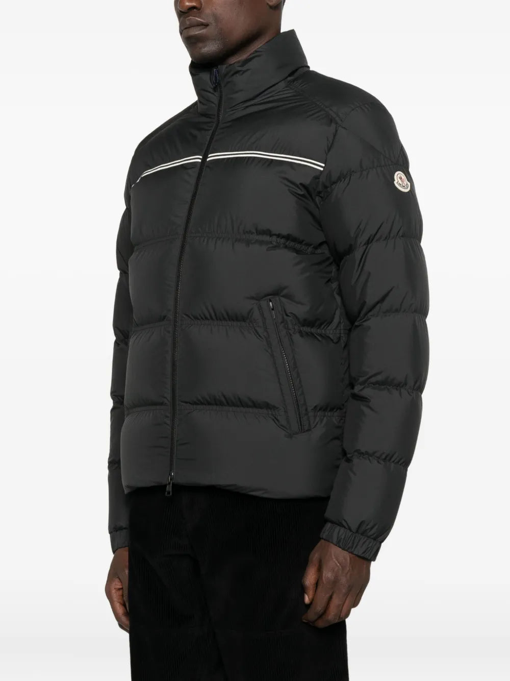 logo - patch padded jacket - B30sneakers