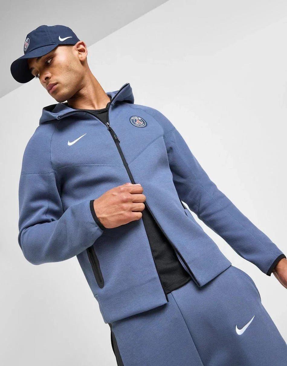 Nike Paris Saint Germain Tech Fleece Full Zip Hoodie - B30sneakers