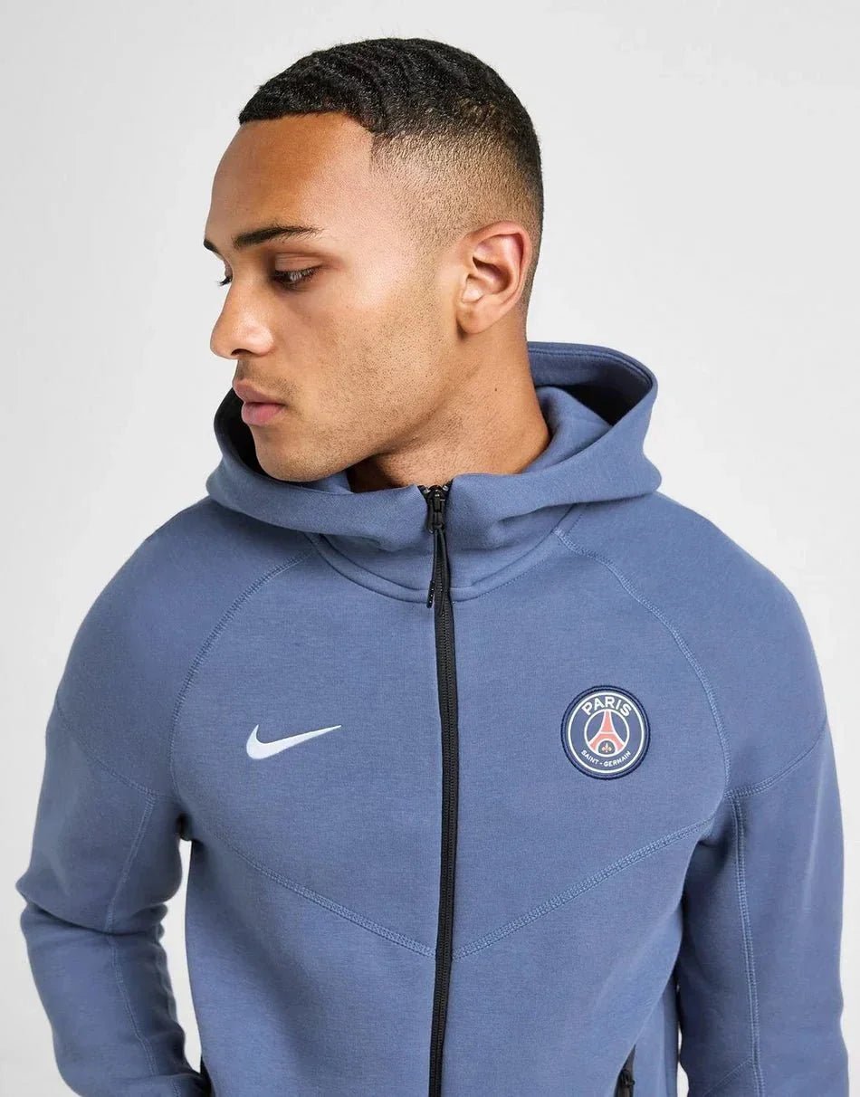Nike Paris Saint Germain Tech Fleece Full Zip Hoodie - B30sneakers