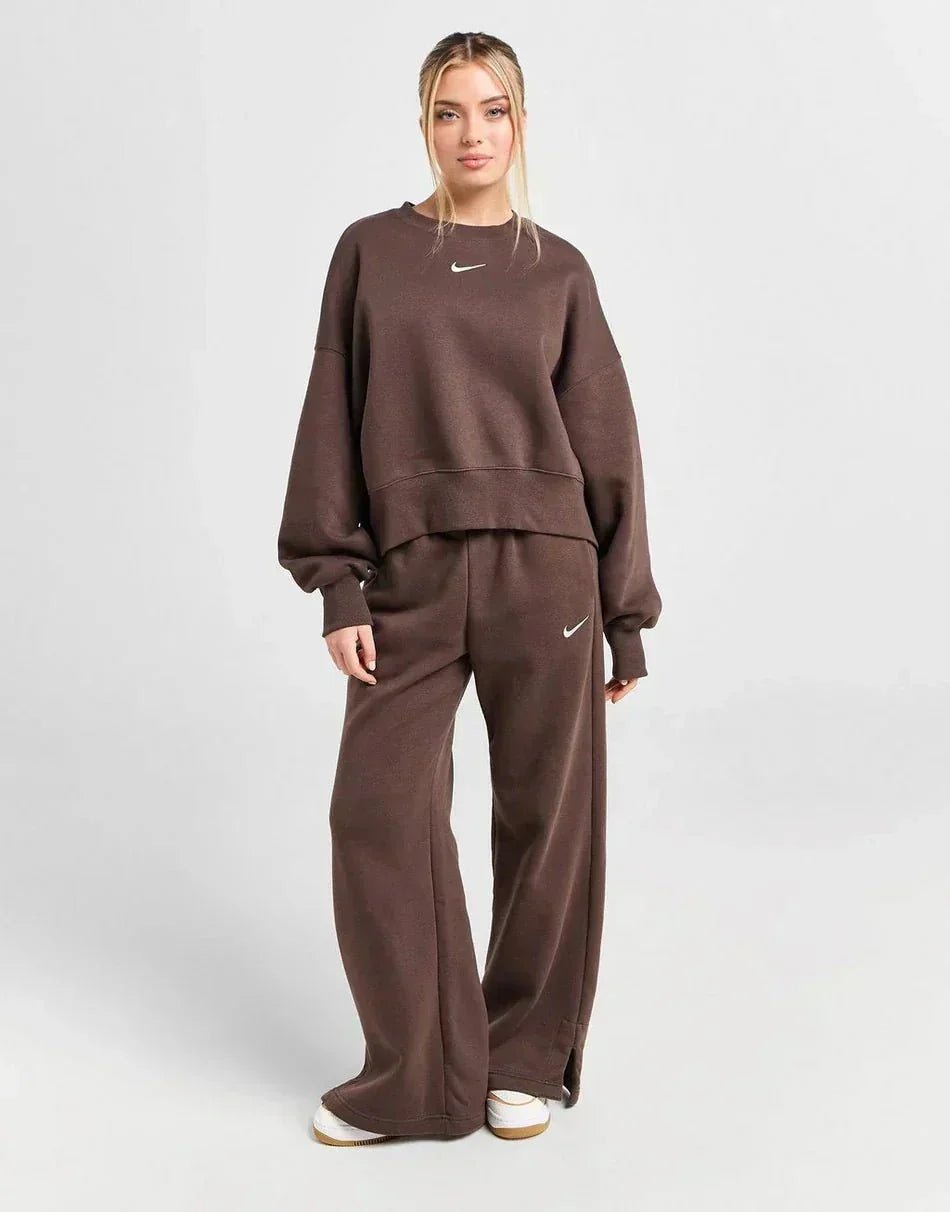 NK Phoenix Fleece Wide Leg Joggers - B30sneakers