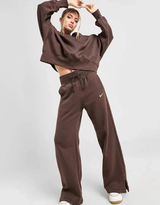 NK Phoenix Fleece Wide Leg Joggers - B30sneakers