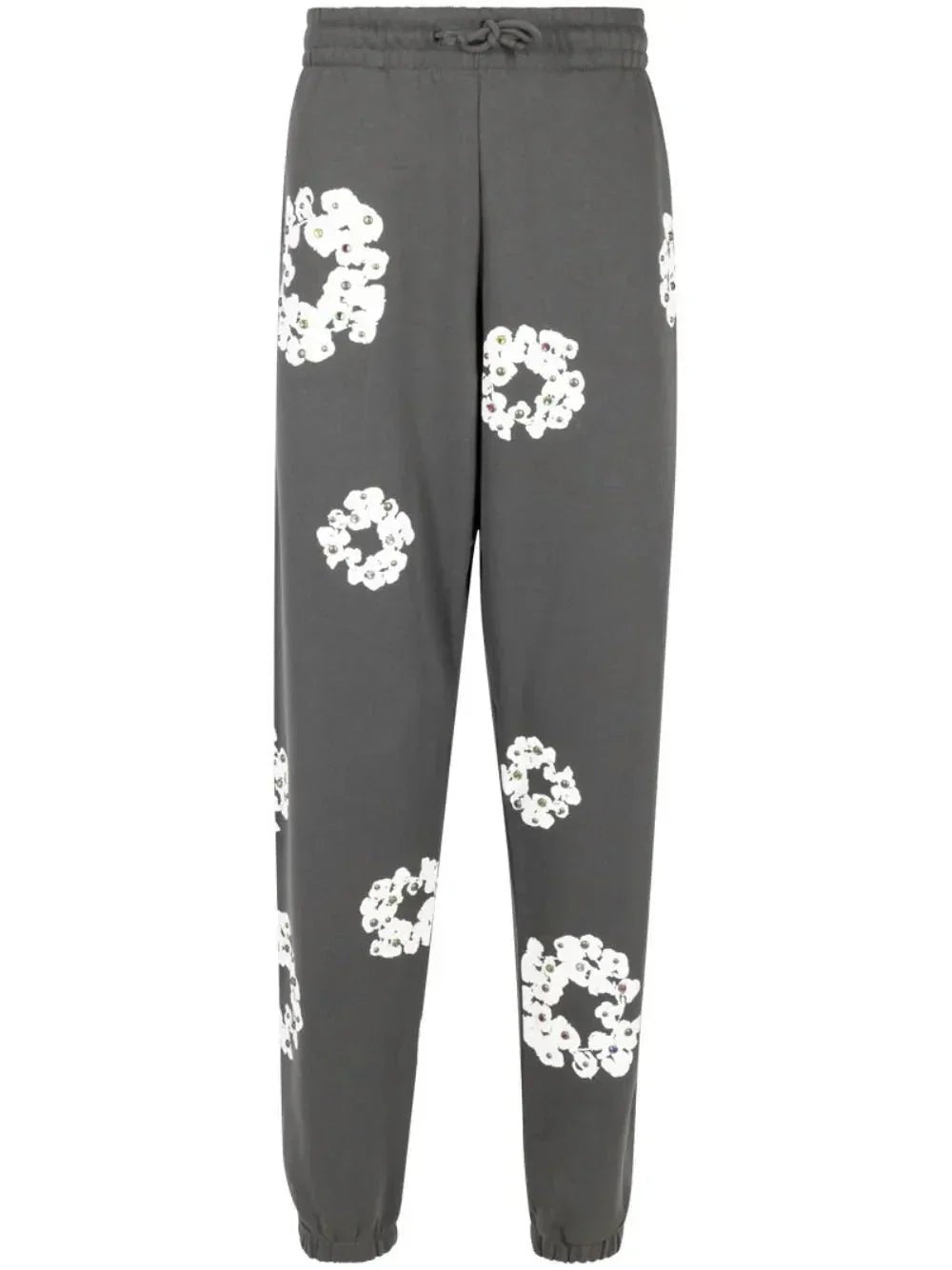 pantalon de jogging à logo strassé - B30sneakers