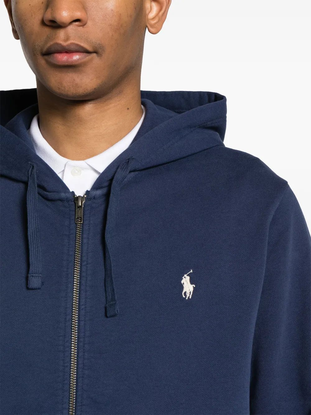 Polo Pony - embroidered cotton hoodie - B30sneakers