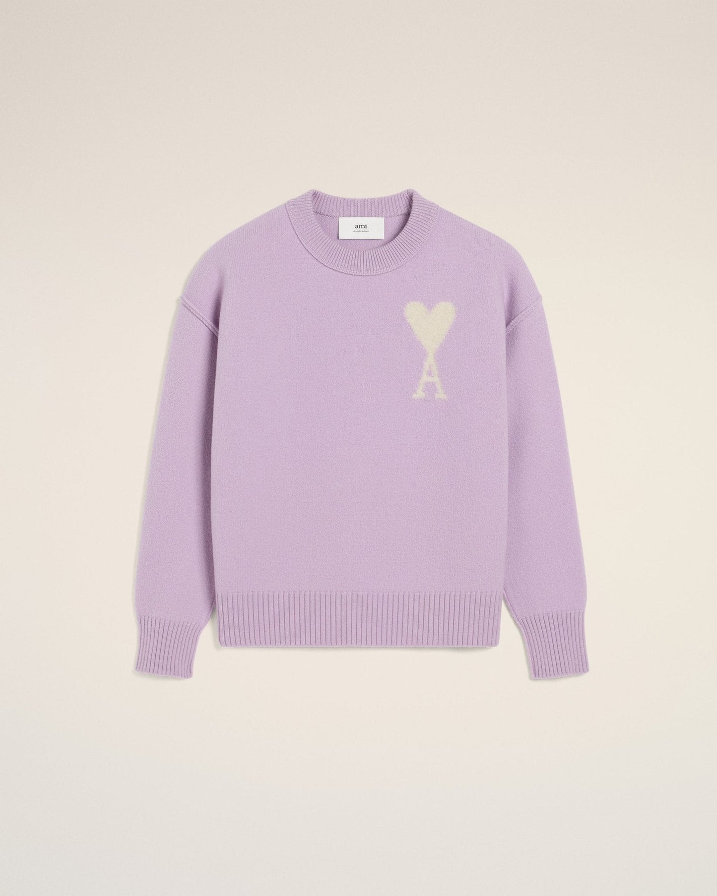 PURPLE WOOL AMI SWEATER - B30sneakers