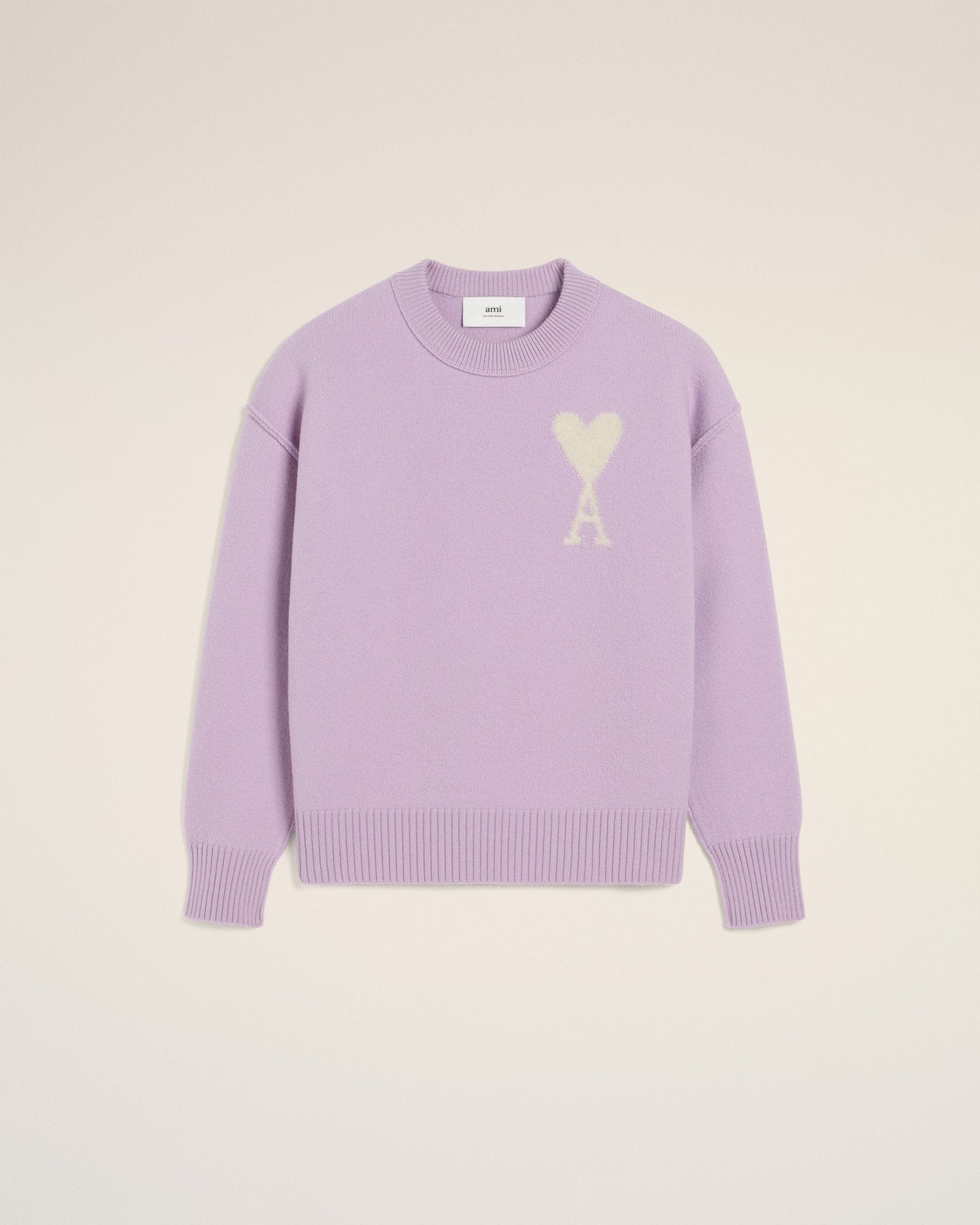 PURPLE WOOL AMI SWEATER - B30sneakers