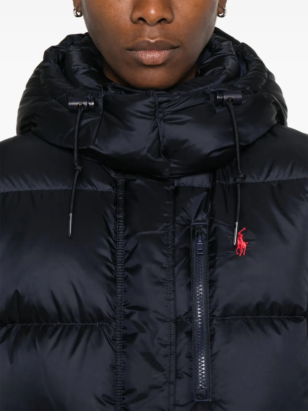 Ralph hooded puffer jacket Bleu Marine - B30sneakers