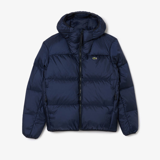 Short Water - repellent Hooded Puffed Jacket - B30sneakers