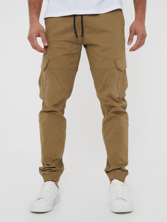 Stone Cotton Jogger Style Cargo Trousers (Pack de 3) - B30sneakers
