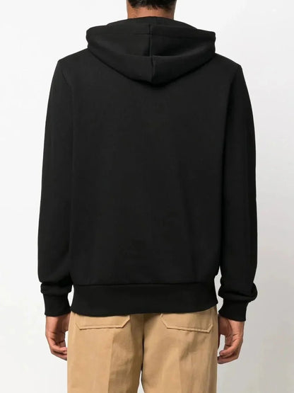 appliqué - logo zip - up hoodie - B30sneakers