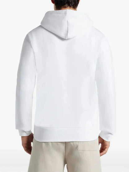 appliqué - logo zip - up hoodie - B30sneakers