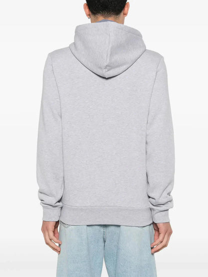 appliqué - logo zip - up hoodie - B30sneakers