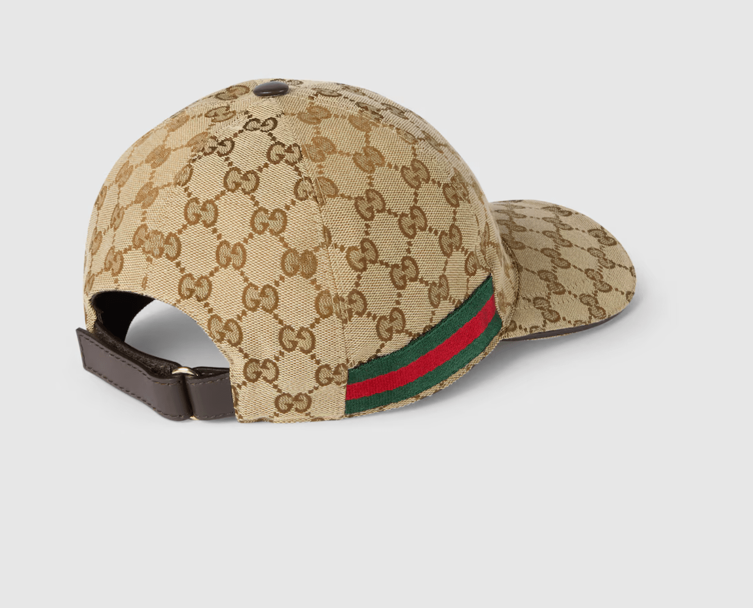 Casquette en toile GG avec détail bande - B30sneakers