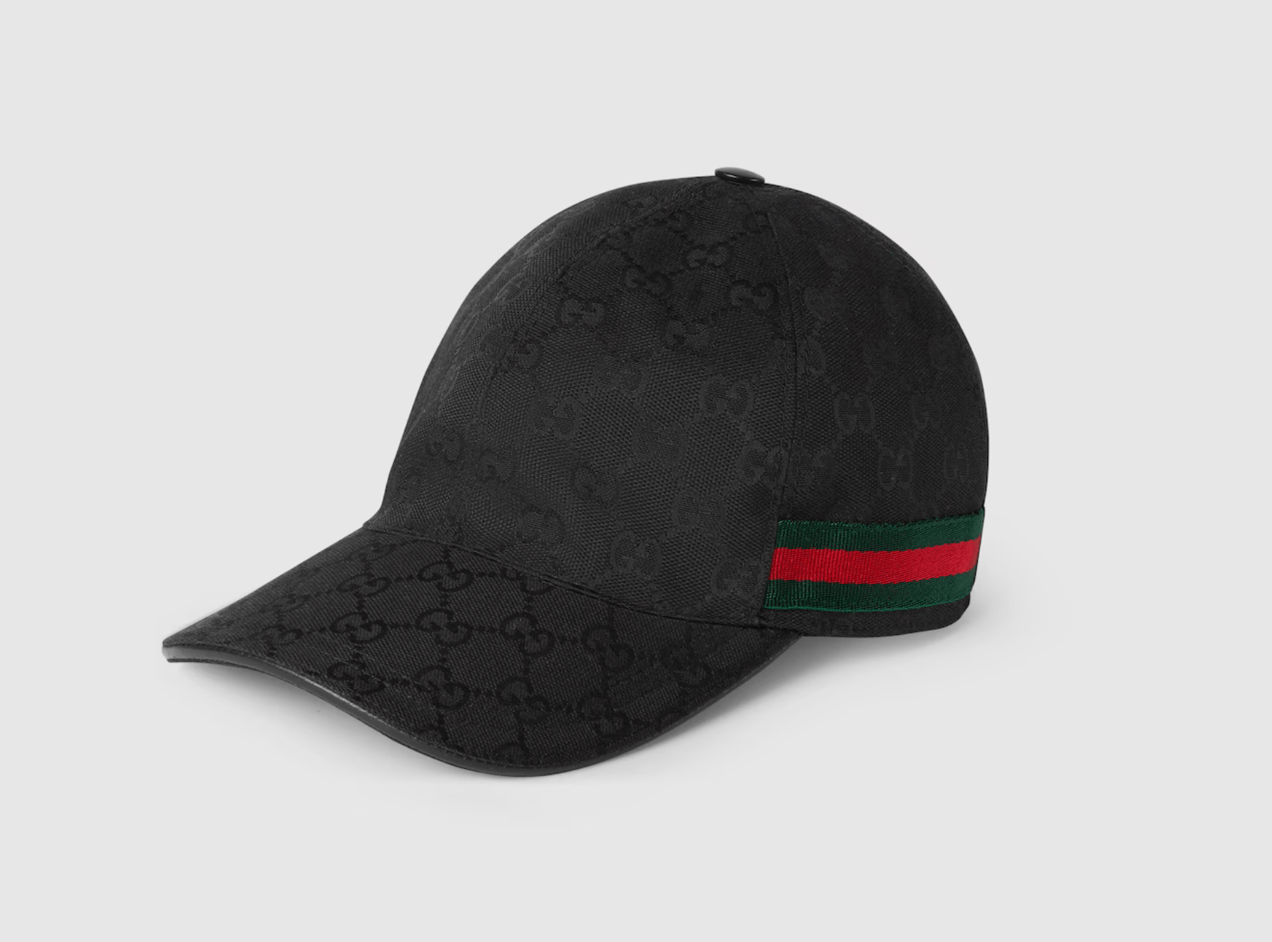 Casquette en toile GG avec détail bande Web - B30sneakers