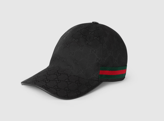 Casquette en toile GG avec détail bande Web - B30sneakers