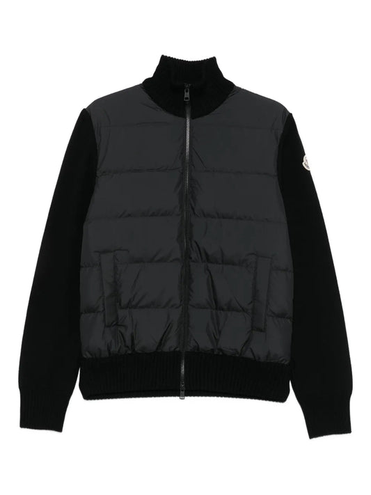 Moncler panelled padded cardigan - B30sneakers
