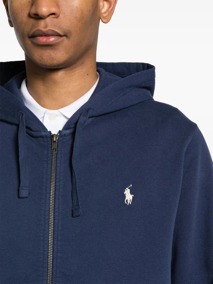 Polo Pony - embroidered cotton hoodie - B30sneakers
