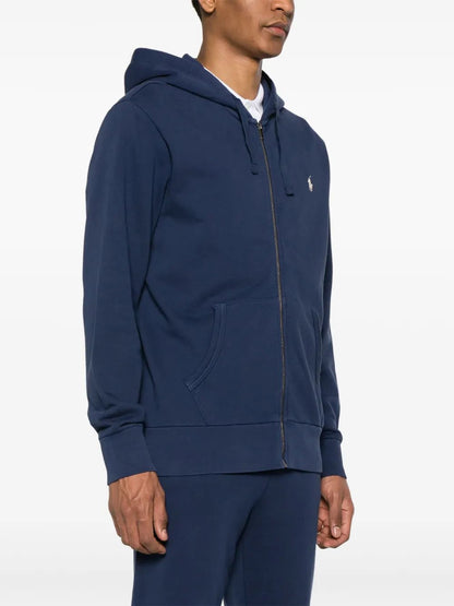 Polo Pony - embroidered cotton hoodie - B30sneakers