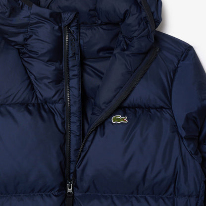 Short Water - repellent Hooded Puffed Jacket - B30sneakers