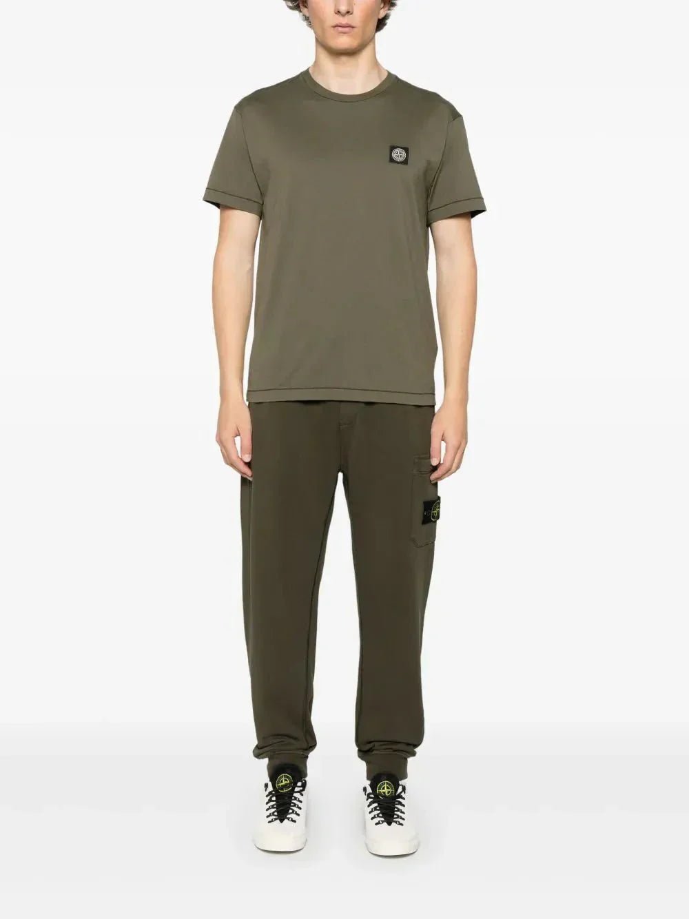 Stone Compass - patch cotton T-shirt - B30sneakers
