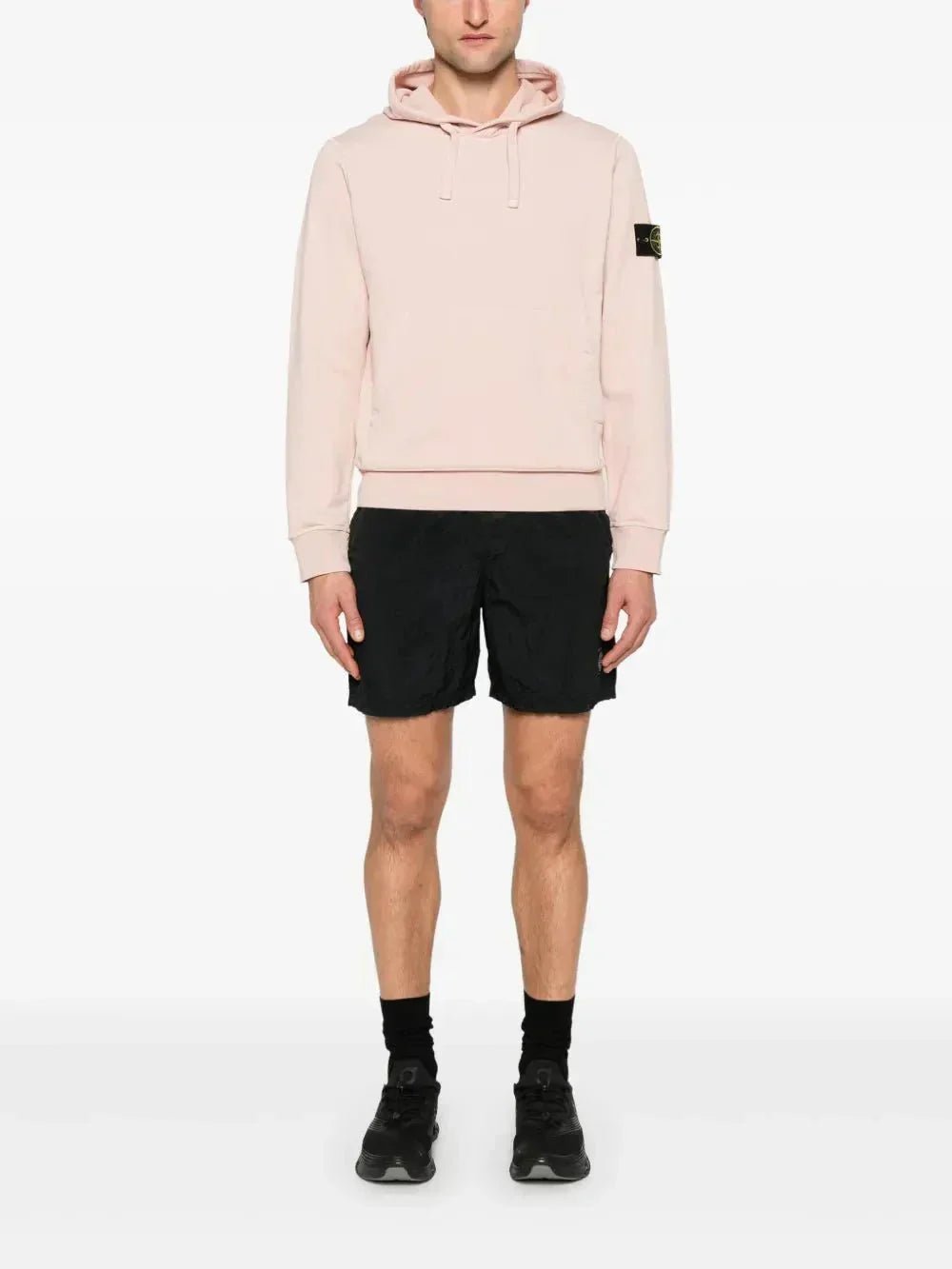 Stone hoodie à patch Compass - B30sneakers