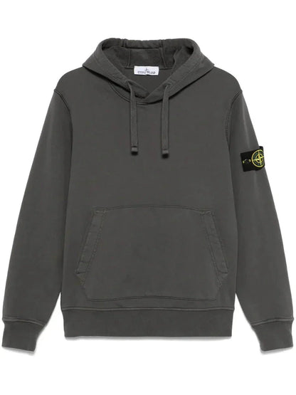 Stone hoodie à patch Compass - B30sneakers