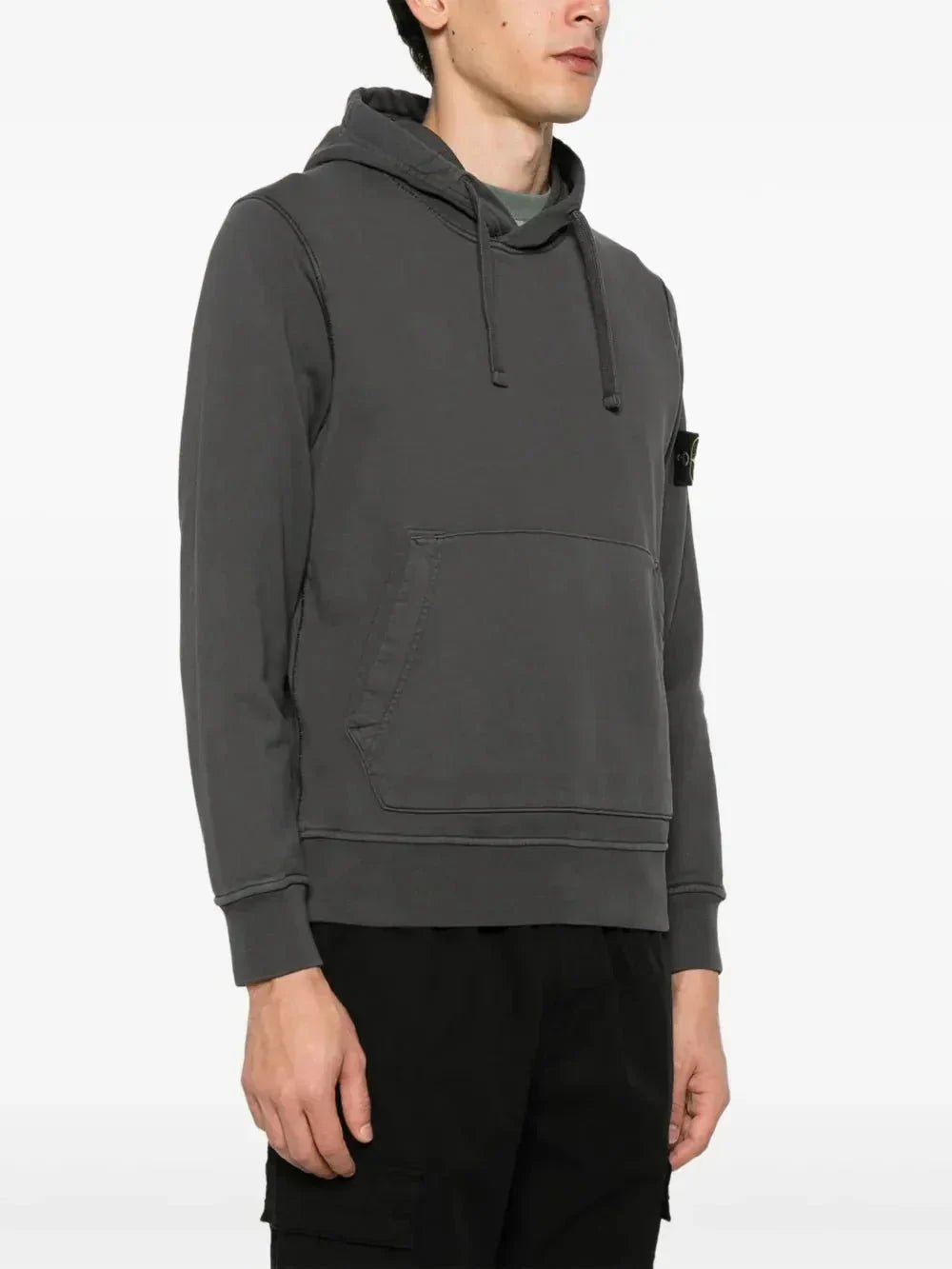 Stone hoodie à patch Compass - B30sneakers