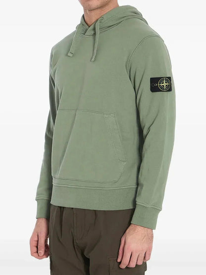 Stone hoodie à patch Compass - B30sneakers