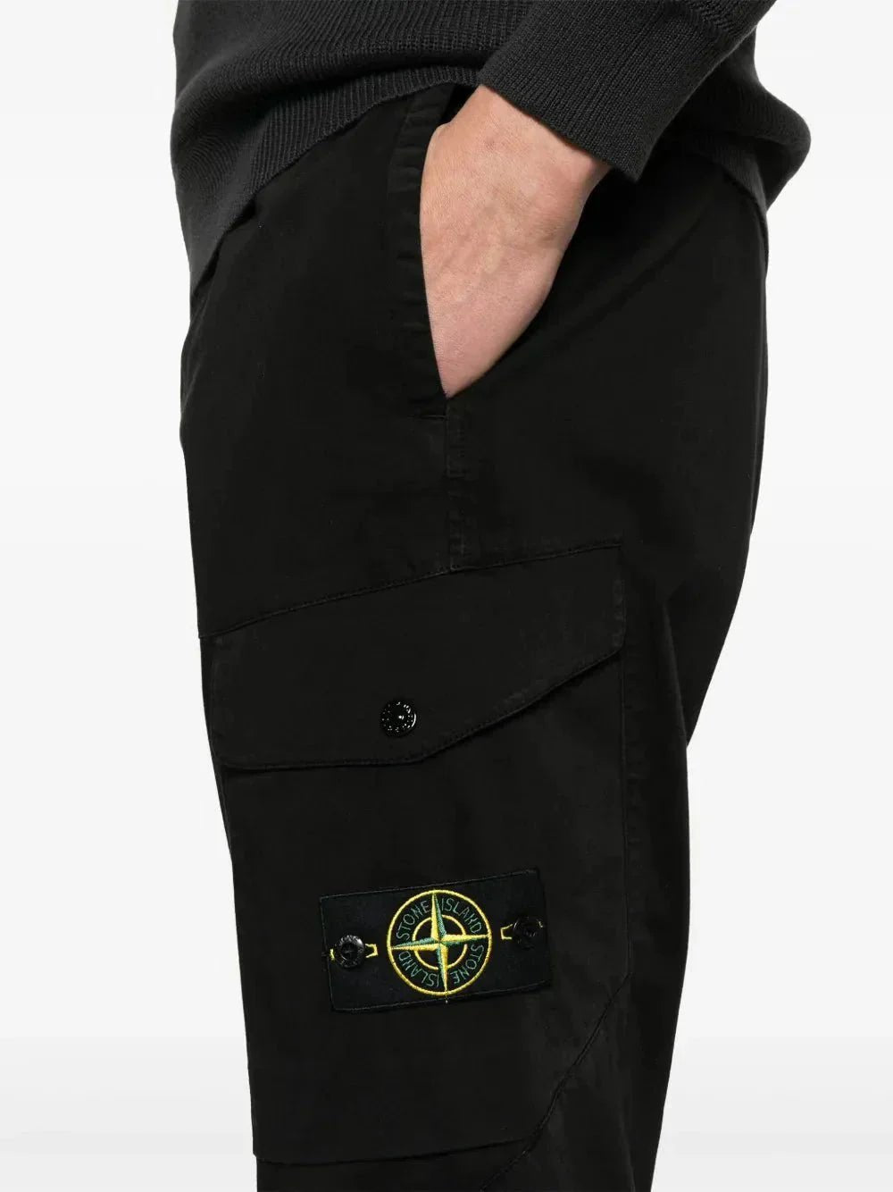 Stone pantalon cargo à patch Compass - B30sneakers
