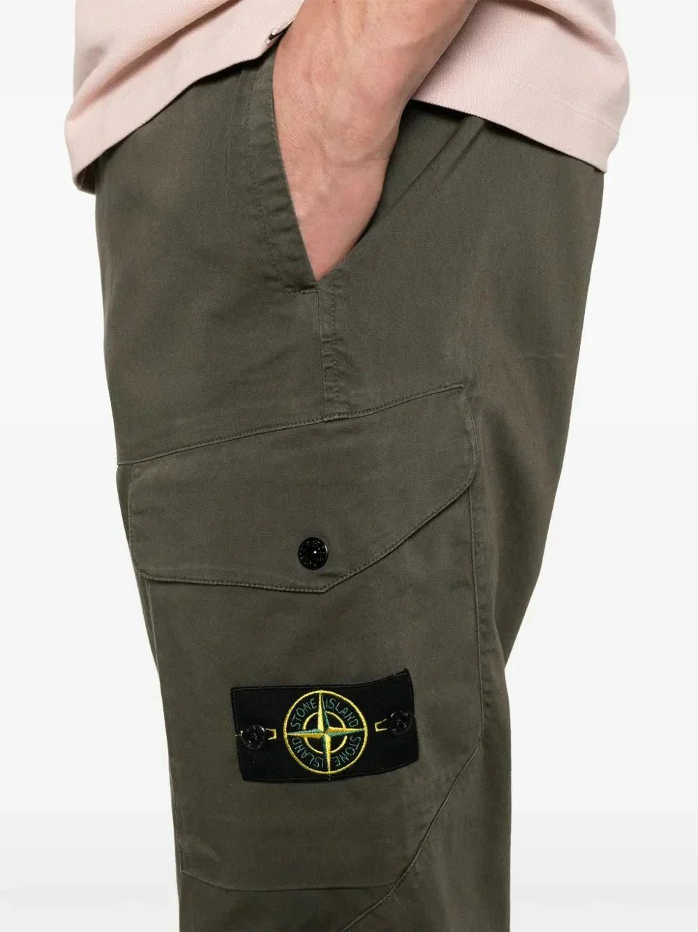 Stone pantalon cargo à patch Compass - B30sneakers