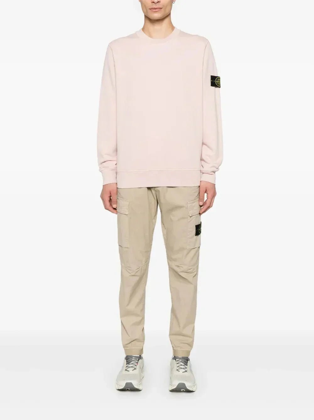 Stone Sweat en coton à patch Compass - B30sneakers