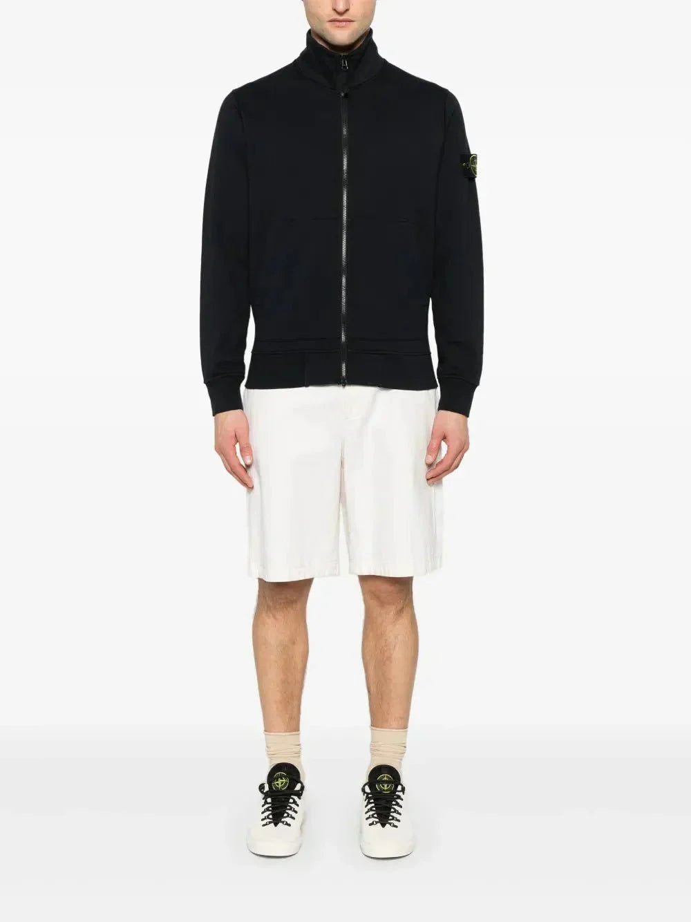 Stone sweat en coton à patch Compass - B30sneakers