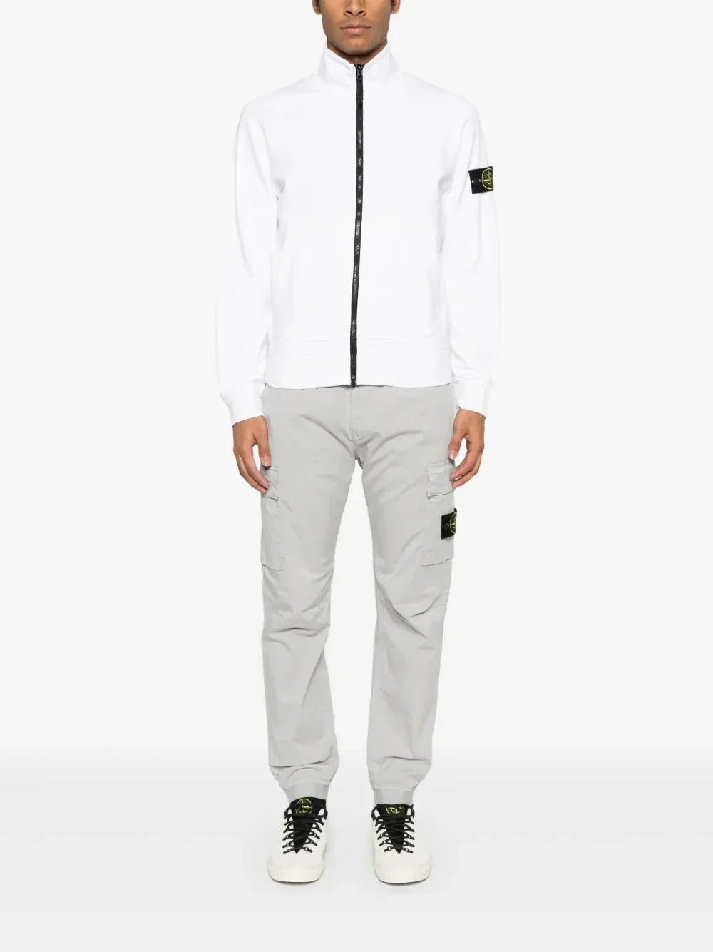 Stone sweat en coton à patch Compass - B30sneakers