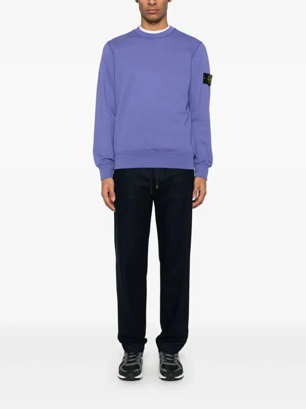 Stone sweat en coton à patch Compass - B30sneakers