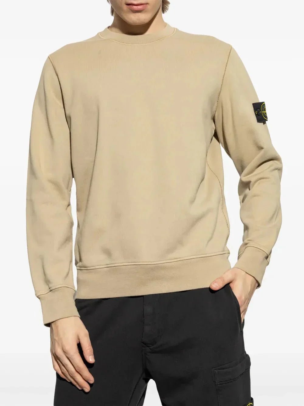 Stone sweat en coton à patch Compass - B30sneakers