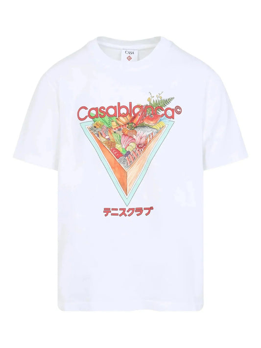 t-shirt Tennis Club Icon à imprimé triangle - B30sneakers